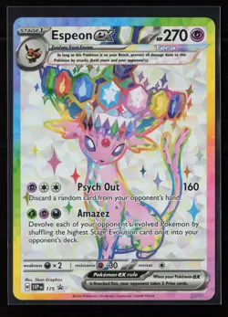 Espeon ex SVP 175 Pokemon TCG SV: Scarlet & Violet Promo Cards NM - Image 1