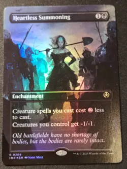 Heartless Summoning - Foil - Borderless - INR - MTG - NM - EN - 0309 - Image 1
