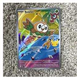 Pokemon Rowlet 043 Me: Mega Evolution Promo Holo Card 70 HP English - Image 1