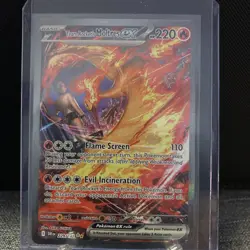 Pokemon TCG Team Rockets Moltres EX 229/182 SV10:DESTINED Rivals Mint Condition - Image 1