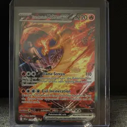 Pokemon TCG Team Rockets Moltres EX 229/182 SV10:DESTINED Rivals Mint Condition - Image 2