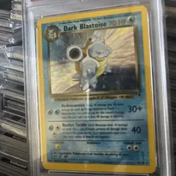 2002 Pokemon Legendary Dark Blastoise Holo #4/110 PSA 7 - Image 3