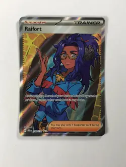 Pokemon TCG Prismatic Evolutions Full Art Raifort 142/131 Near Mint - Image 1