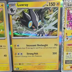 Pokemon TCG POR Luxio 027/088 Luxray 028/088 Luxray LV.X 109/111 Holo - Image 3