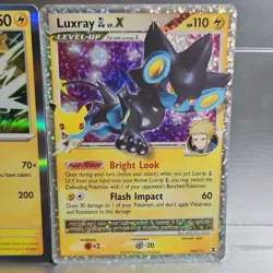 Pokemon TCG POR Luxio 027/088 Luxray 028/088 Luxray LV.X 109/111 Holo - Image 4