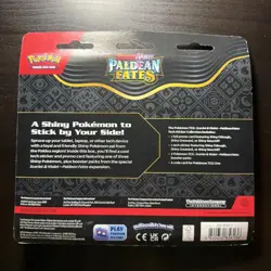 Pokemon Paldean Fates Tech Sticker Collection Fidough Factory Sealed - Image 2