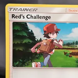 Pokemon Red's Challenge Trainer Holo Rare 184/214 SM-Unbroken Bonds 2019 LP - Image 2