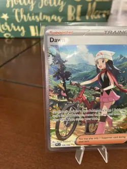 Dawn 129/094 Pokemon TCG Phantasmal Flames SIR English Pokemon Card NM - Image 2
