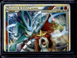 2010 Pokemon HeartGold & SoulSilver Unleashed Suicune Entei LEGE #94/95 - Image 1