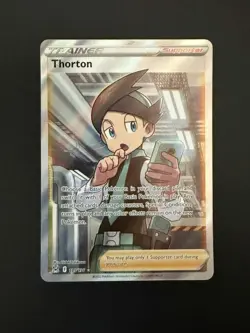 Thorton 195/196 Ultra Rare Lost Origin Pokemon Holo NM - Image 1