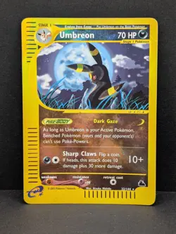 Umbreon Skyridge 32/144 Reverse Holo Rare WOTC E Series Pokemon TCG Nintendo HP - Image 1