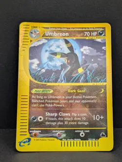 Umbreon Skyridge 32/144 Reverse Holo Rare WOTC E Series Pokemon TCG Nintendo HP - Image 3