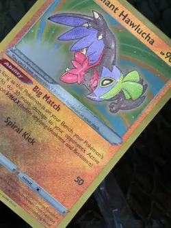 RADIANT HAWLUCHA 081/189 ~ RADIANT HOLO RARE Pokemon TCG: Astral Radiance - Image 3