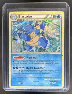 2010 Pokemon HeartGold & SoulSilver Unleashed Blastoise Promos Holo #13/95 - Image 1