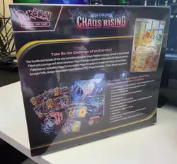 Pokemon Chaos Rising Pokemon Center ETB Elite Trainer Box Factory Sealed New - Image 3
