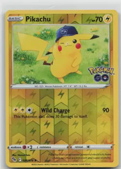 Pikachu (28) 028/078 Pokemon GO Reverse Holo - Image 1