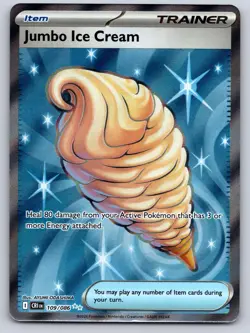 Jumbo Ice Cream 109/086 Ultra Rare ME04: Chaos Rising Pokemon Near Mint - Image 1