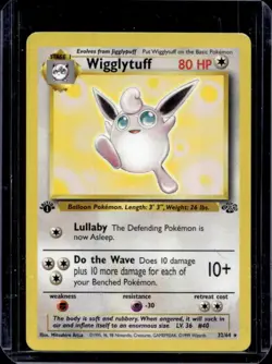 1999 Pokemon Jungle 1st Edition Wigglytuff #32/64 - Image 1