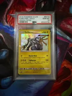2019 Pokemon Hidden Fates: Shiny Vault SHINY XURKITREE SV14/SV94 PSA10 GEM MINT - Image 1