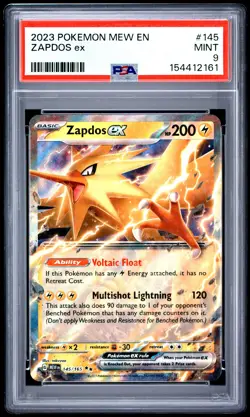 2023 POKEMON MEW EN-151 #145 ZAPDOS EX PSA 9 - Image 1