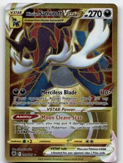 HISUIAN SAMUROTT VSTAR 209/189 SECRET RARE ASTRAL RADIANCE POKEMON NEAR MINT - Image 2
