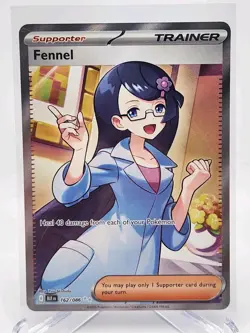 Pokemon TCG Fennel Full Art 162/086 Black Bolt English NM/M - Image 1