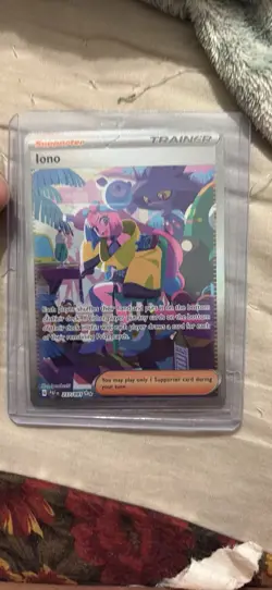 Iono 237/091 Special Illustration Rare - Pokemon TCG Card - Paldean Fates NM - Image 1