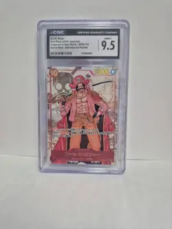 CGC 10 GEM MINT Japanese One Piece 2024 Gol D. Roger OP09-118 ALT ART Parallel - Image 1
