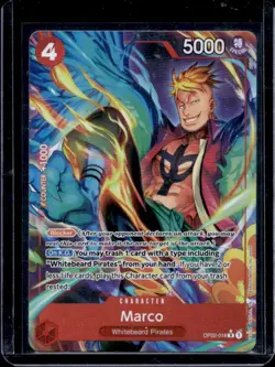 2024 One Piece The Best Marco Rare Alt Art #OP02-018 - Image 1