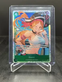 One Piece The Azure Sea's Seven Nami Super Rare SR #OP14-031 - Image 1