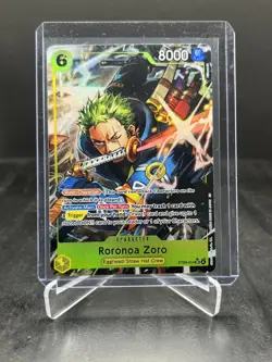 One Piece Starter Deck 29: Egghead Roronoa Zoro Super Rare SR Alt Art #ST29-014 - Image 1