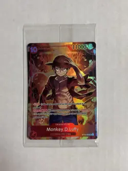 One Piece TCG Monkey.D.Luffy Treasure Booster ST10-006 SR Promo Lot of 3 - Image 2