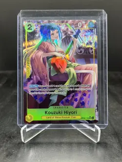 One Piece Wings of the Captain Kouzuki Hiyori Super Rare SR Alt Art #OP06-106 - Image 1
