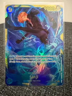 Sanji OP06-119 Foil Secret Rare Wings of the Captain One Piece NM - Image 1