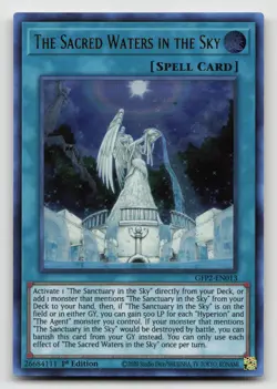 Yugioh The Sacred Waters in the Sky Ultra Rare GFP2-EN013 NM - Image 1