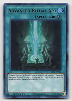Yugioh Advanced Ritual Art Ultra Rare GFP2-EN153 NM - Image 1