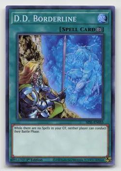 Yugioh D.D. Borderline Super Rare SESL-EN055 NM - Image 1