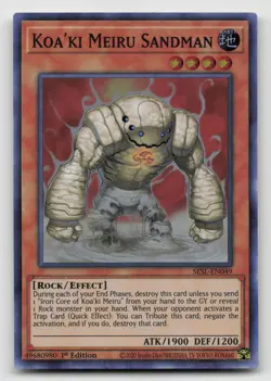 Yugioh Koa'ki Meiru Sandman Super Rare SESL-EN049 NM - Image 1