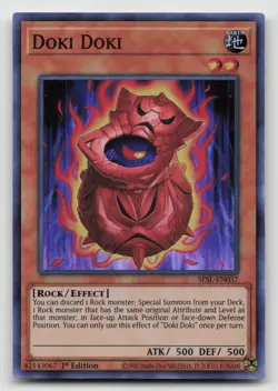 Yugioh Doki Doki Super Rare SESL-EN037 NM - Image 1