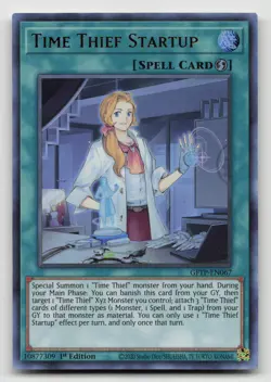 Yugioh Time Thief Startup Ultra Rare GFTP-EN067 NM - Image 1