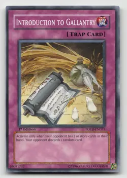 Yugioh Introduction to Gallantry Common FOTB-EN053 NM - Image 1