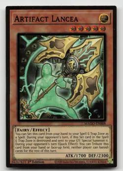 Yugioh Artifact Lancea Premium Gold Rare MAGO-EN008 NM - Image 1