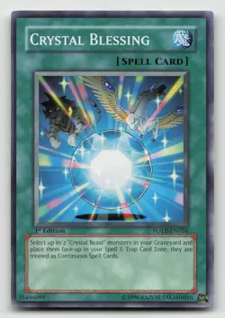 Yugioh Crystal Blessing Common FOTB-EN034 NM - Image 1