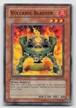 Yugioh Volcanic Blaster Common FOTB-EN011 NM - Image 1