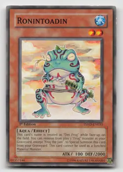 Yugioh Ronintoadin Common TSHD-EN033 NM - Image 1