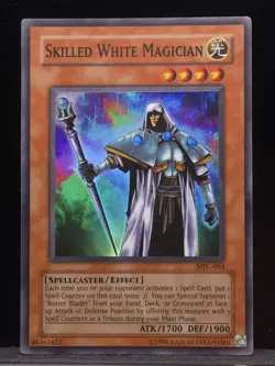 Yugioh Skilled White Magician MFC-064 Super Rare Original Print Mp - Image 1