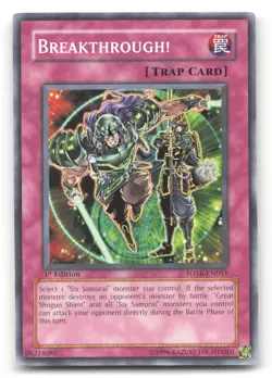 Yugioh Breakthrough! Common 1st Edition FOTB-EN051 NM - Image 1