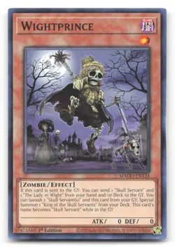 Yugioh Wightprince Rare 1st Edition MAGO-EN124 NM - Image 1