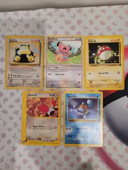 4 Vintage Pokemon Card Lot - (LP-HP) - Image 1