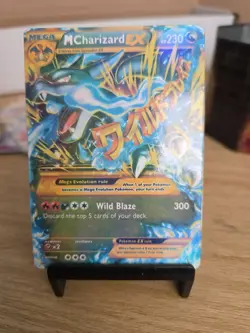 Mega M Charizard EX Flashfire Holo Ultra Rare Card 69/106 XY Pokemon TCG - Image 1